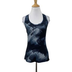 Athleta Cloudlight Muscle Tank Womens XXS 2XS Metal Black Racerback Athletic Top